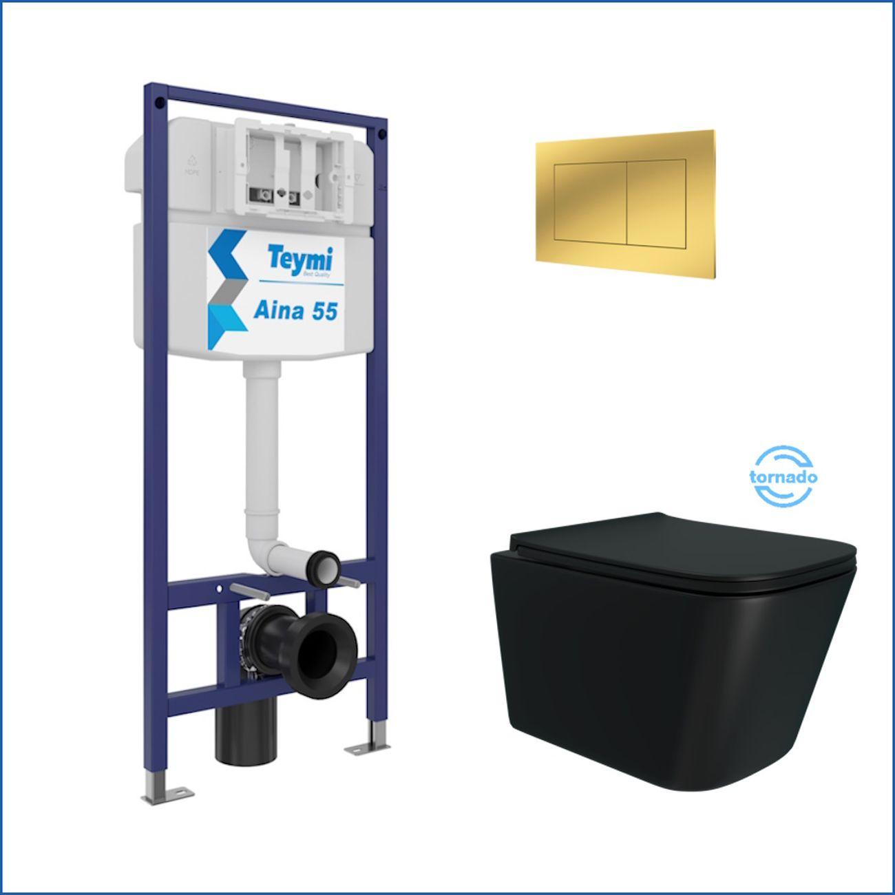 Комплекты для монтажа унитаза Teymi Helmi Vortex F16446