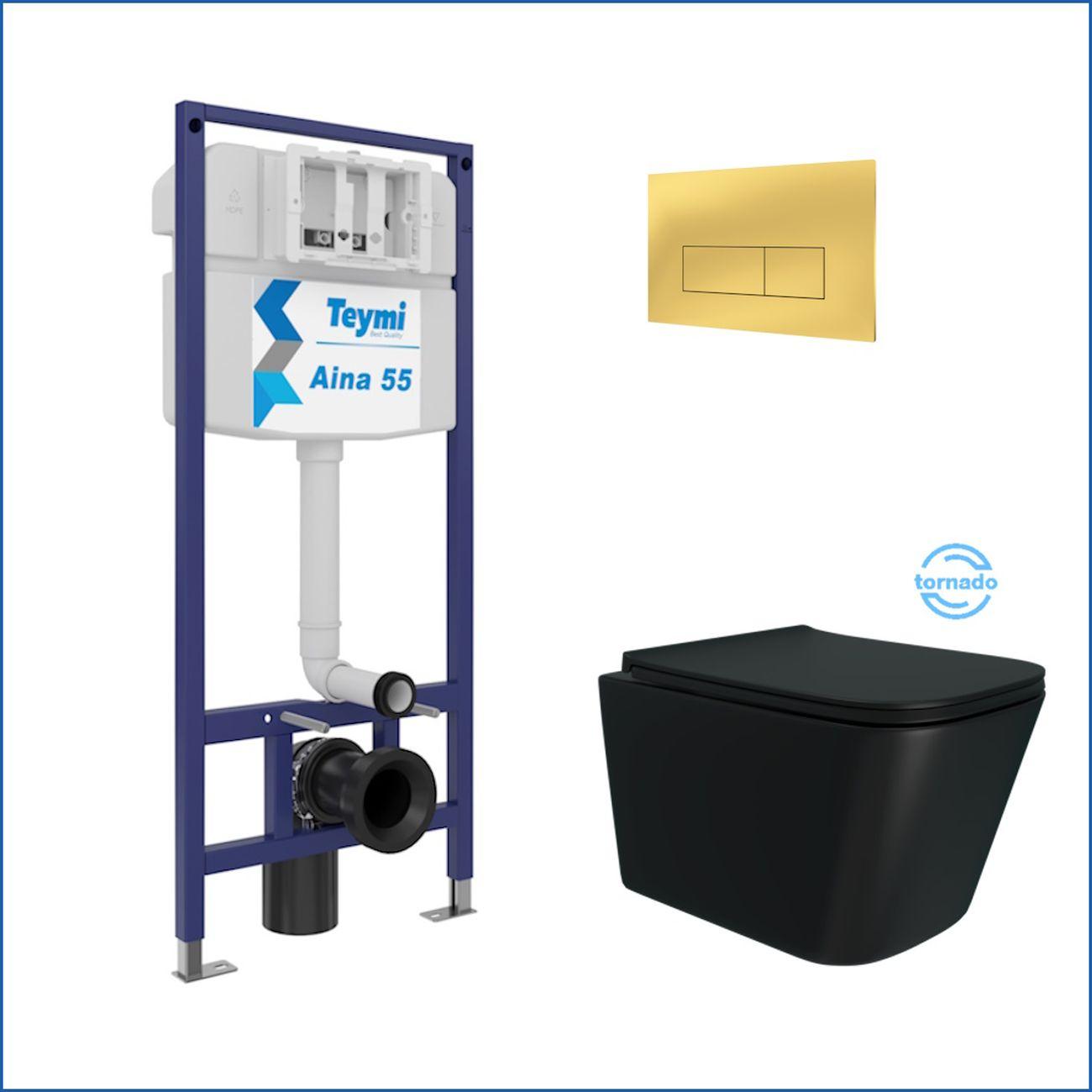 Комплекты для монтажа унитаза Teymi Helmi Vortex F16447