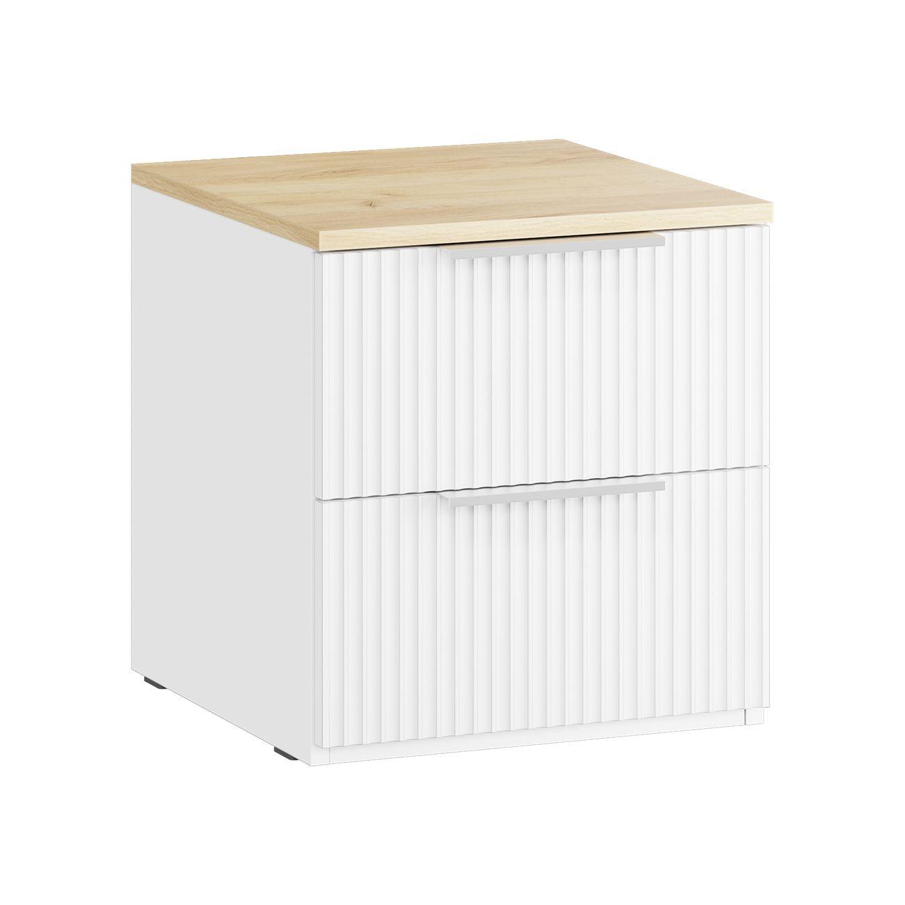 Тумба Трия Айрис Белый снег/Дуб крафт золотой 286540