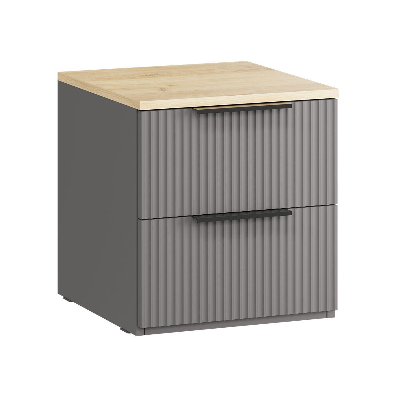 Тумба Трия Айрис Графит серый/Дуб крафт золотой 286541