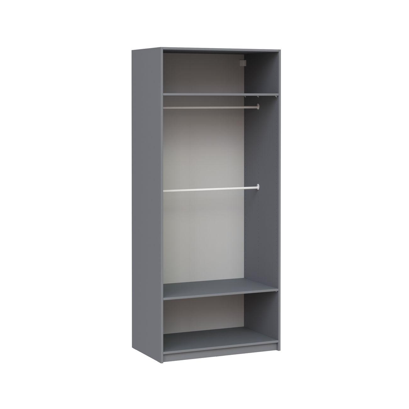 Шкаф Гуд Лакк Макс 100х58х223 серый