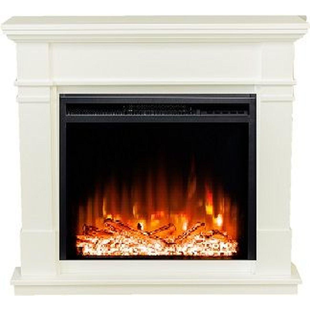 Электрокамин ELEKAM Keos с очагом Pulsar 23 белый