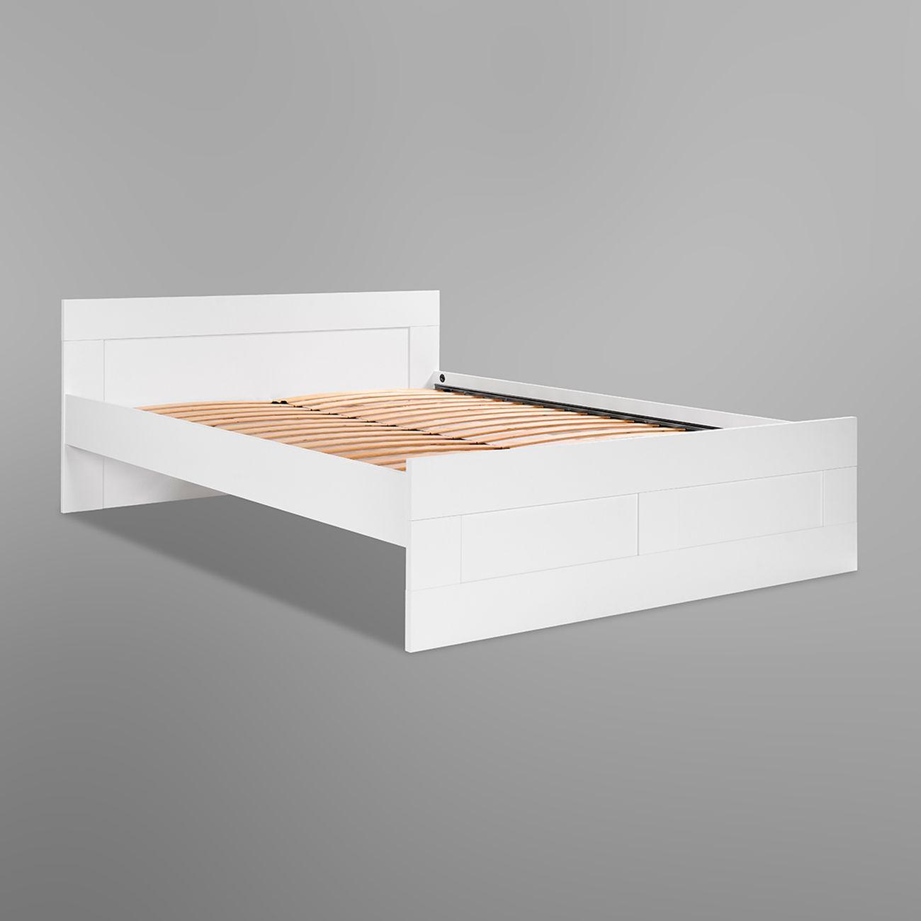 Кровать Гуд Лакк Сириус двойная 160х200 белый 2.02.04.610.1