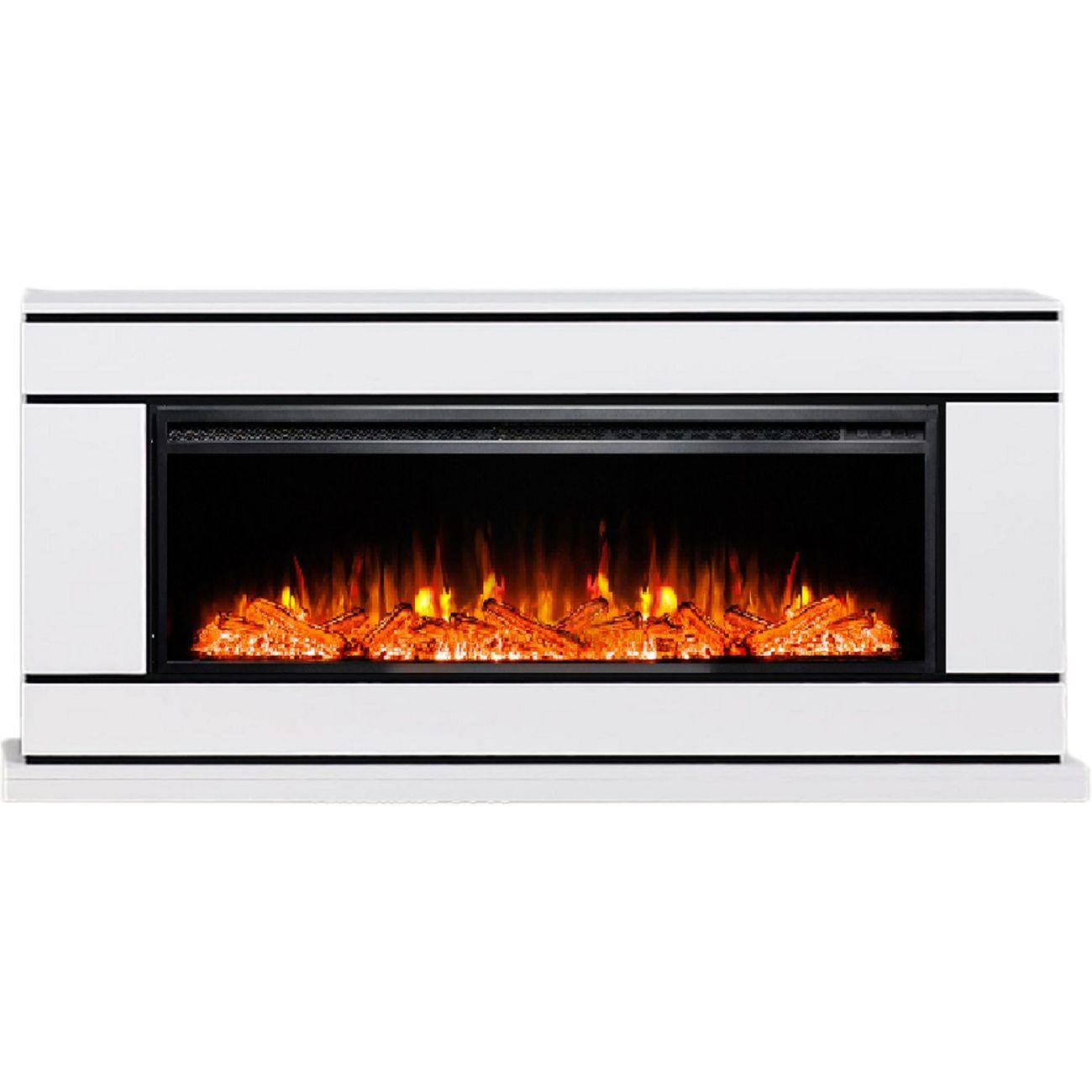 Электрокамин ELEKAM Bertino с очагом Pulsar 60 белый