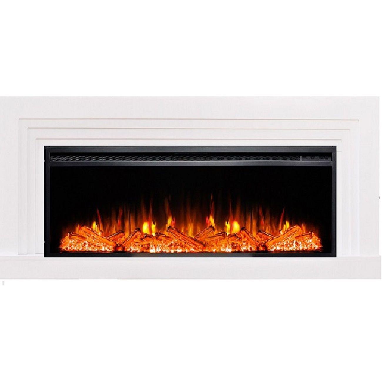 Электрокамин ELEKAM Delta с очагом Pulsar 60 белый