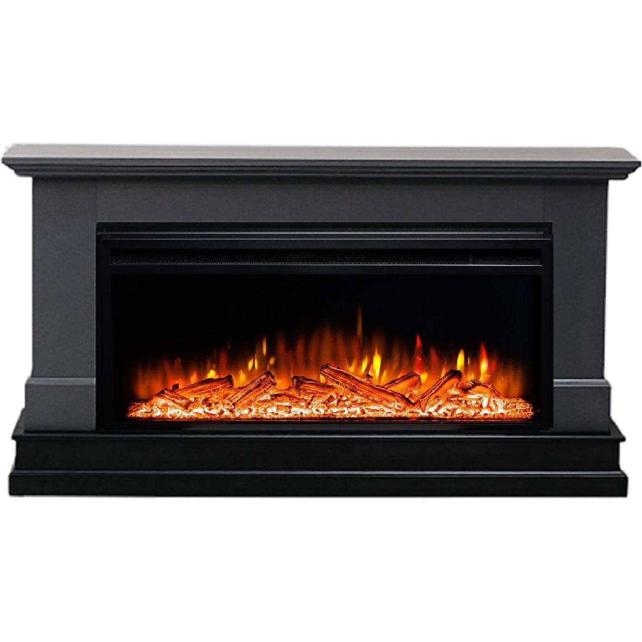 Электрокамин ELEKAM Elton с очагом Pulsar 38 графит грей