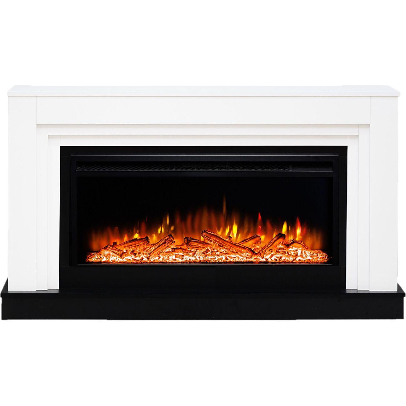 Электрокамин ELEKAM Delta с очагом Pulsar 38 белый (разборный)