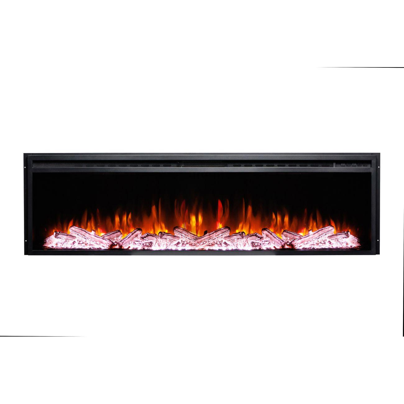 Электрокамин ELEKAM Filato с очагом Pulsar 60 белый с черным