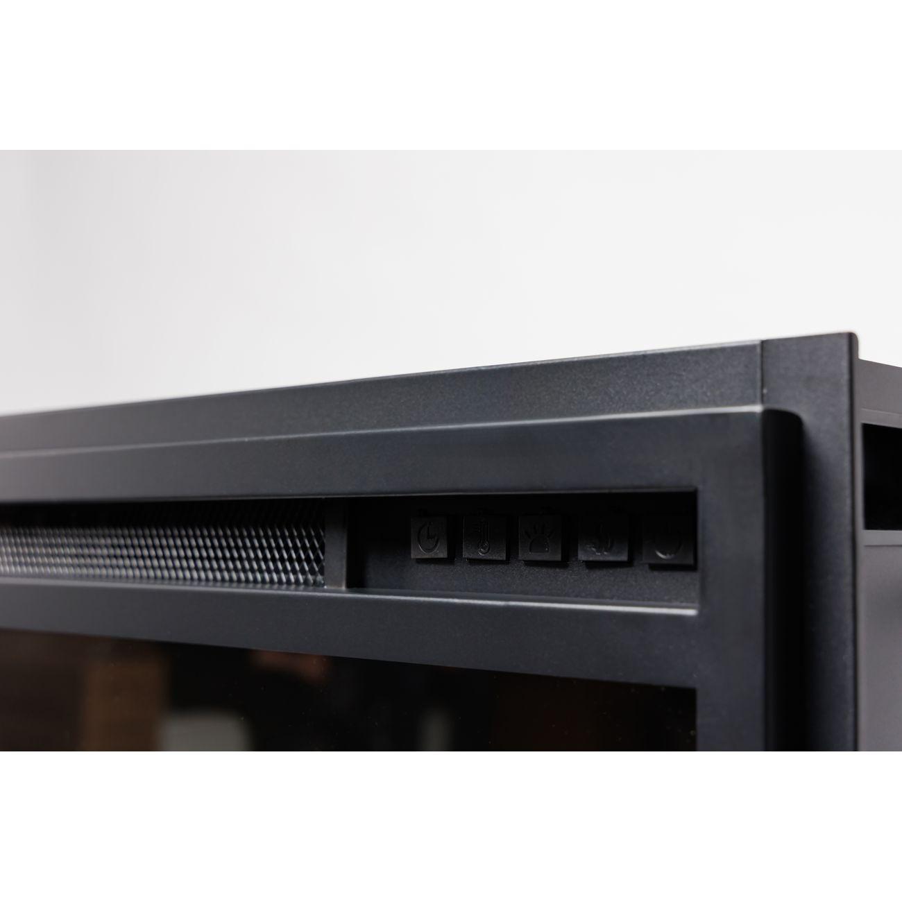 Электрокамин ELEKAM Delta с очагом Pulsar 38 белый с черным