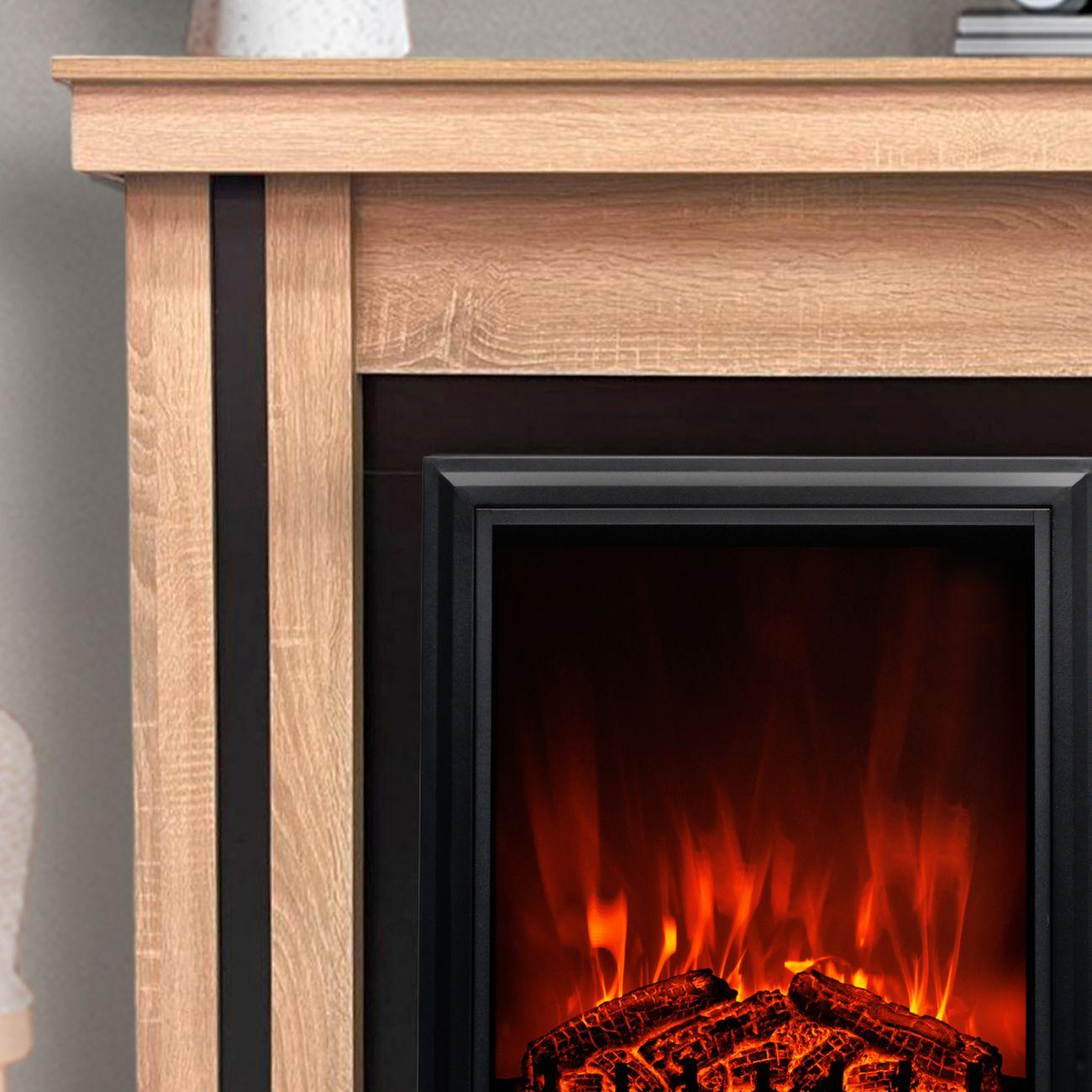 Электрокамин ELEKAM Neo с очагом Pulsar 23G дуб сонома