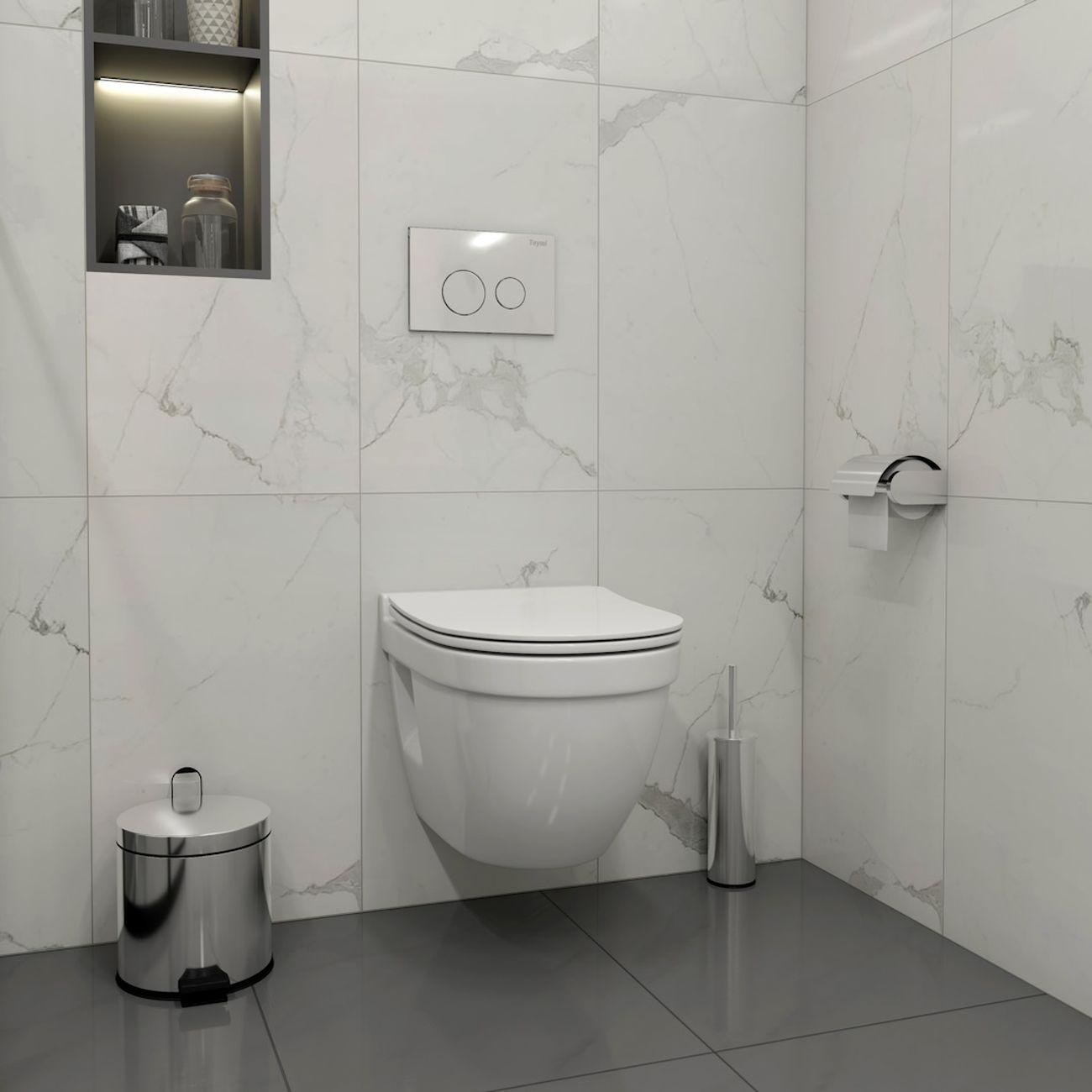 Комплекты для монтажа унитаза Teymi Vitra Pro кнопка хром F16699