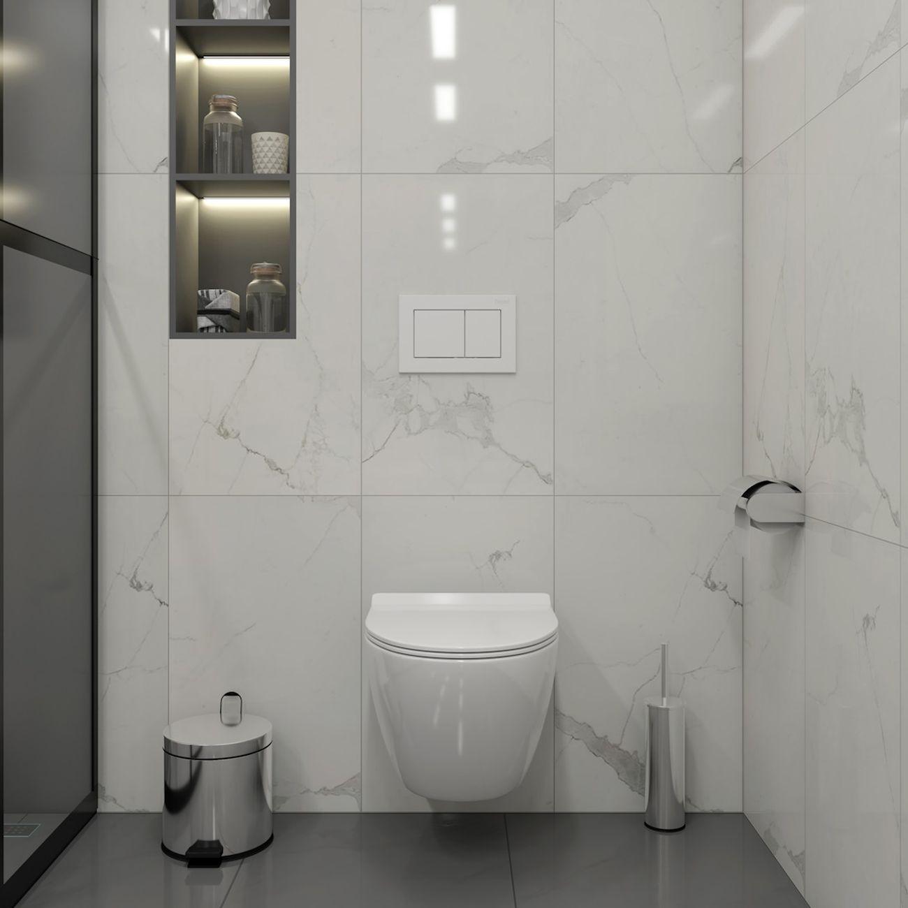 Комплекты для монтажа унитаза Teymi Lina Pro Vortex кнопка белая F16831