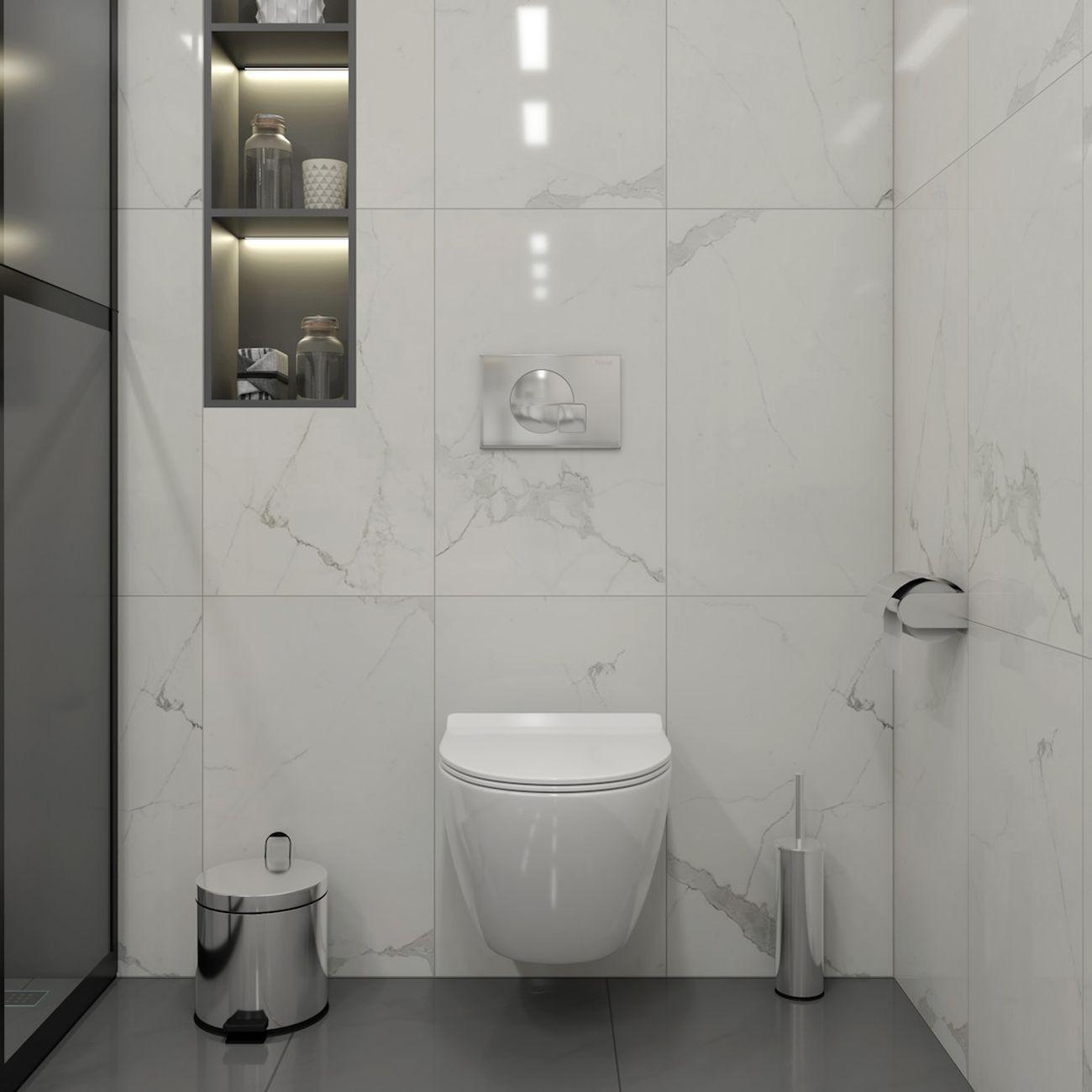 Комплекты для монтажа унитаза Teymi Lina Pro Vortex кнопка хром F16836