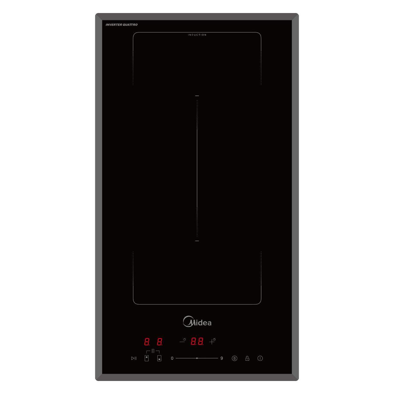Встраиваемая модульная индукционная панель независимая Midea MIH37701F