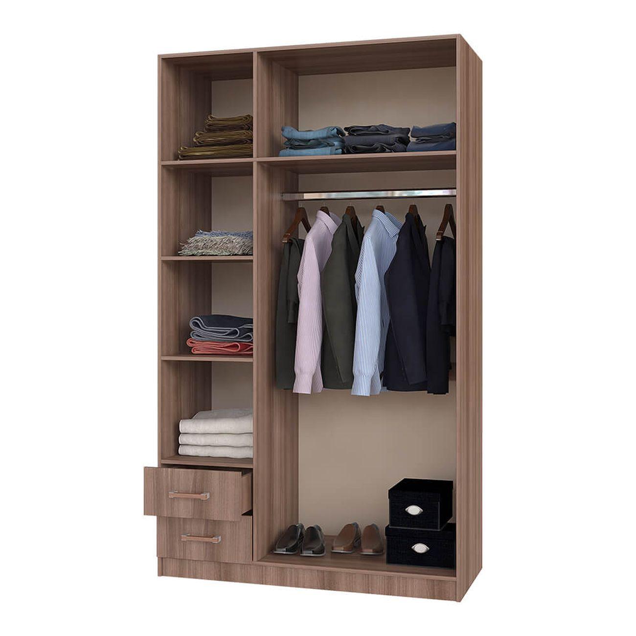 Шкаф БТС МЕБЕЛЬ трехстворчатый с ящиками BTS, венге