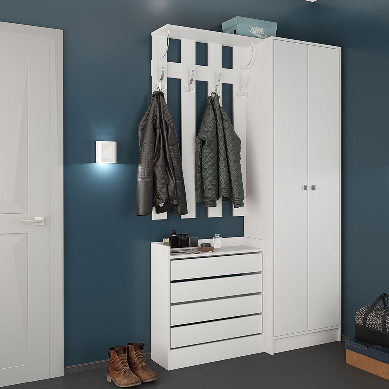 Шкаф ТЭКС мебель Ямайка ЯПШ-1, белый