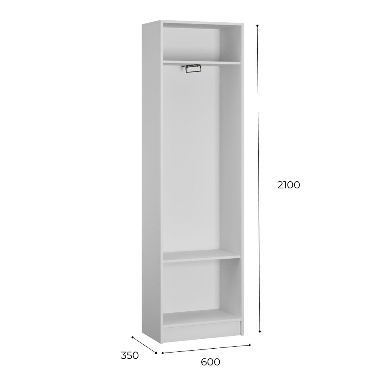 Шкаф ТЭКС мебель Ямайка ЯПШ-1, белый