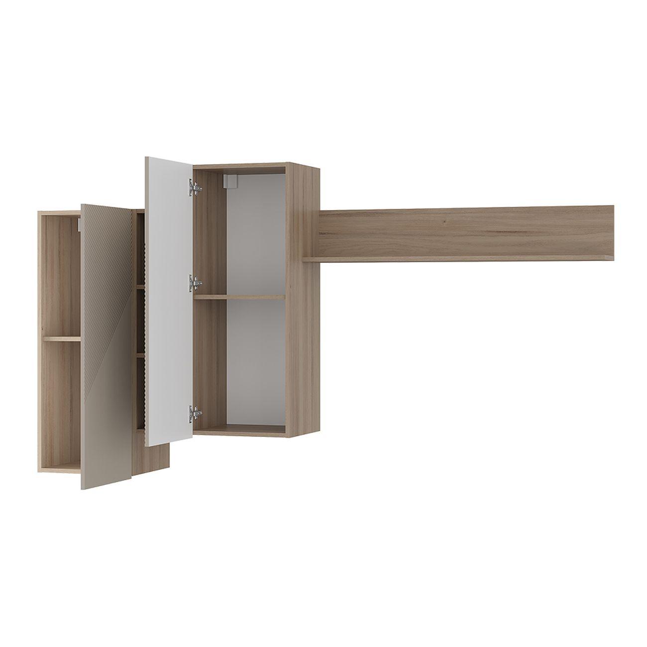 Шкаф БТС МЕБЕЛЬ навесной с полками Эмилия ГМ-12