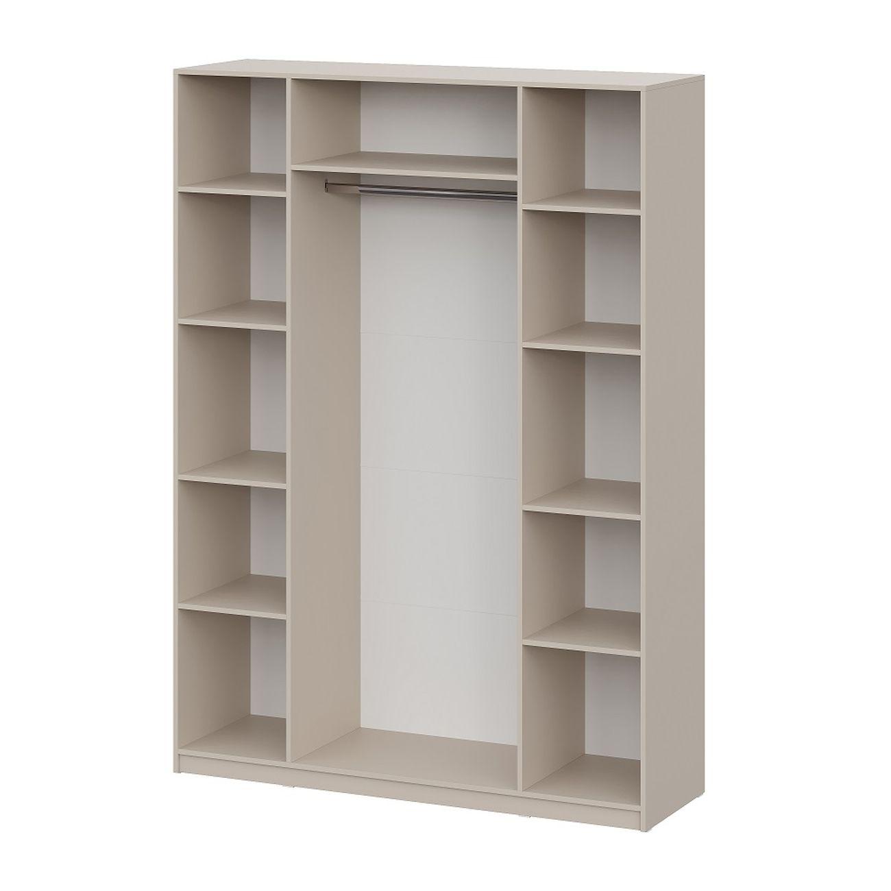 Шкаф Арника мебель распашной (9 полок + штанга) ШК 5 (1600), меланж