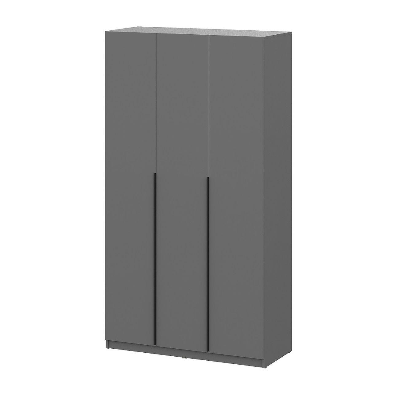 Шкаф Арника мебель распашной (5 полок + штанга) ШК 5 (1200), графит