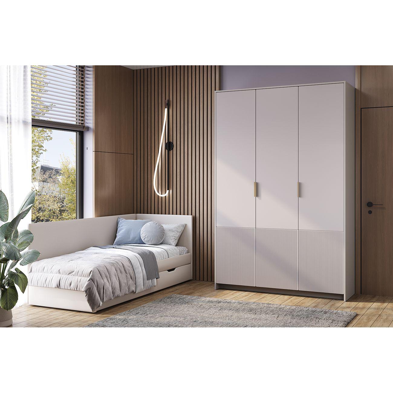 Шкаф БТС МЕБЕЛЬ трехстворчатый Пандора ШК-06, кашемир, айриш