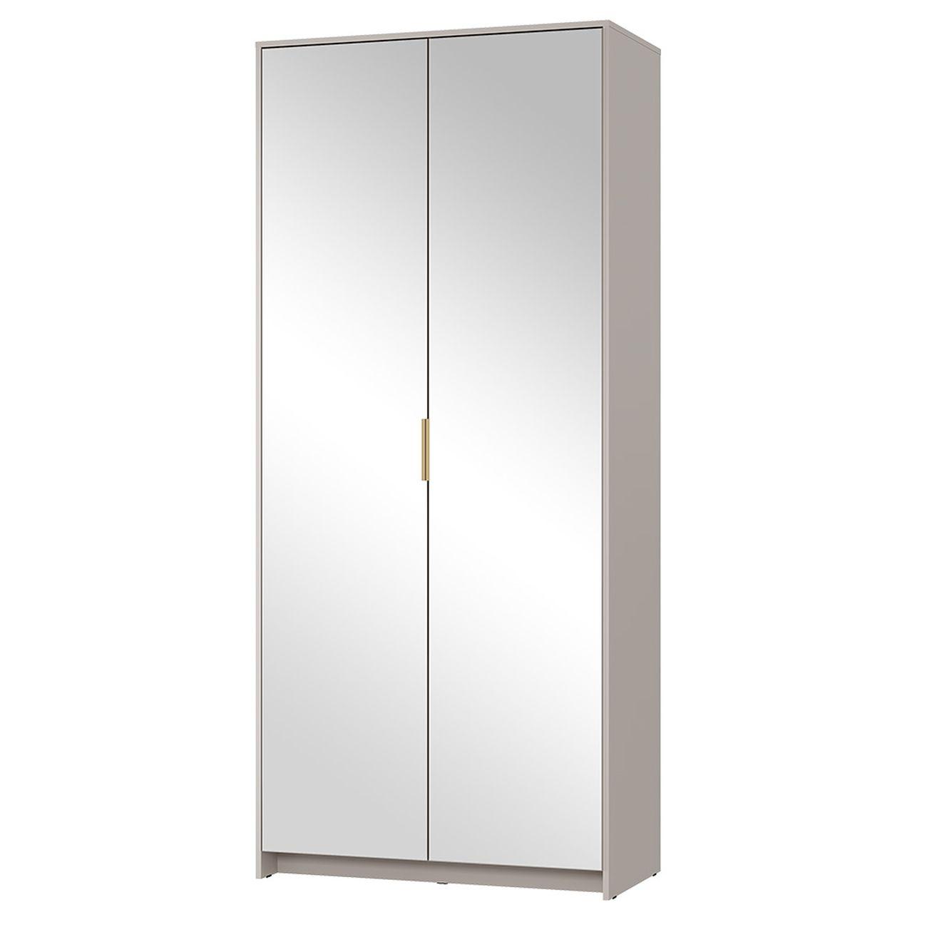 Шкаф БТС МЕБЕЛЬ двухстворчатый Пандора ШК-05, кашемир, айриш