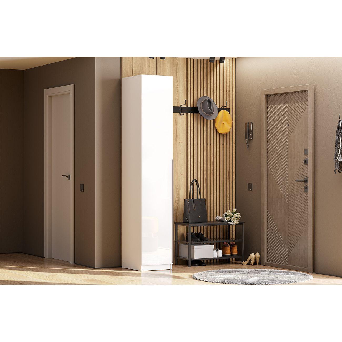 Шкаф Арника мебель распашной ШК 5 (400), белый