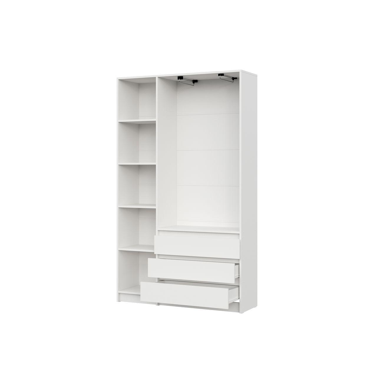 Шкаф Арника мебель трехстворчатый Бали, белый