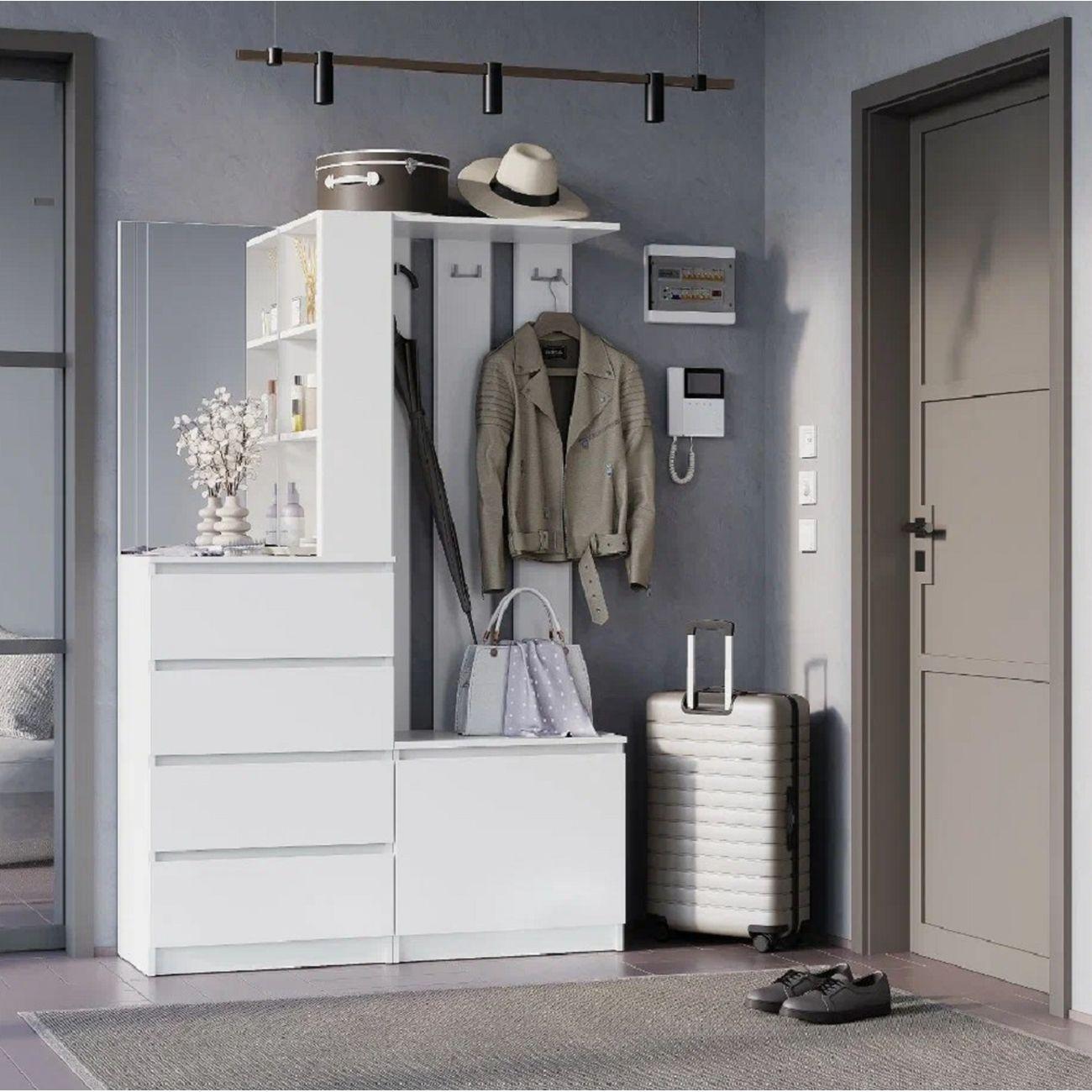 Шкаф БТС МЕБЕЛЬ Симпл ПР-04, белый