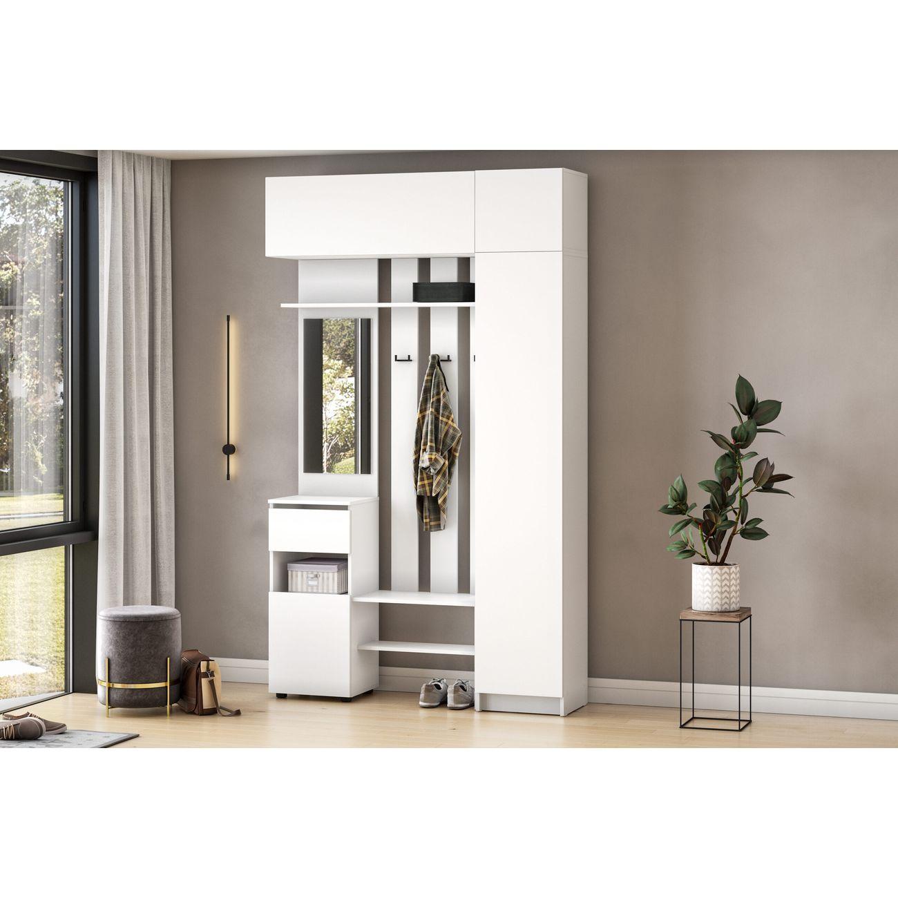 Шкаф Арника мебель Бали, белый. Комплект 14 белый