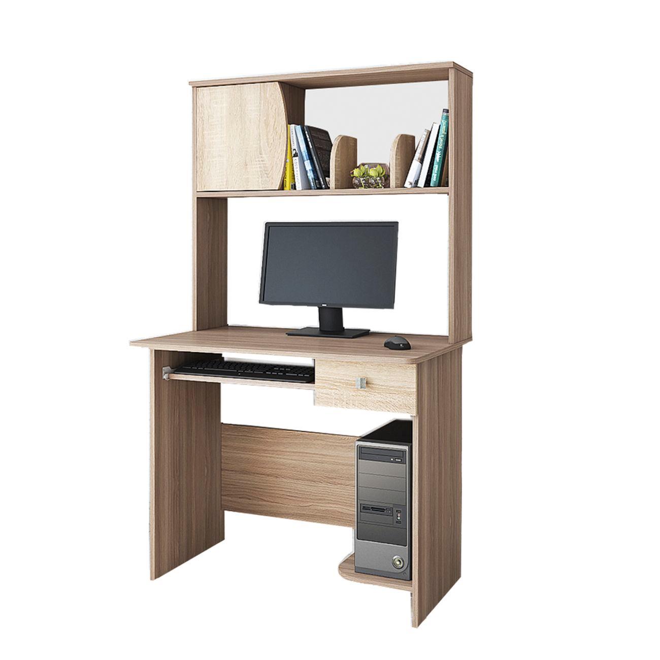 Стол компьютерный ТЭКС мебель Грета-4, ясень шимо