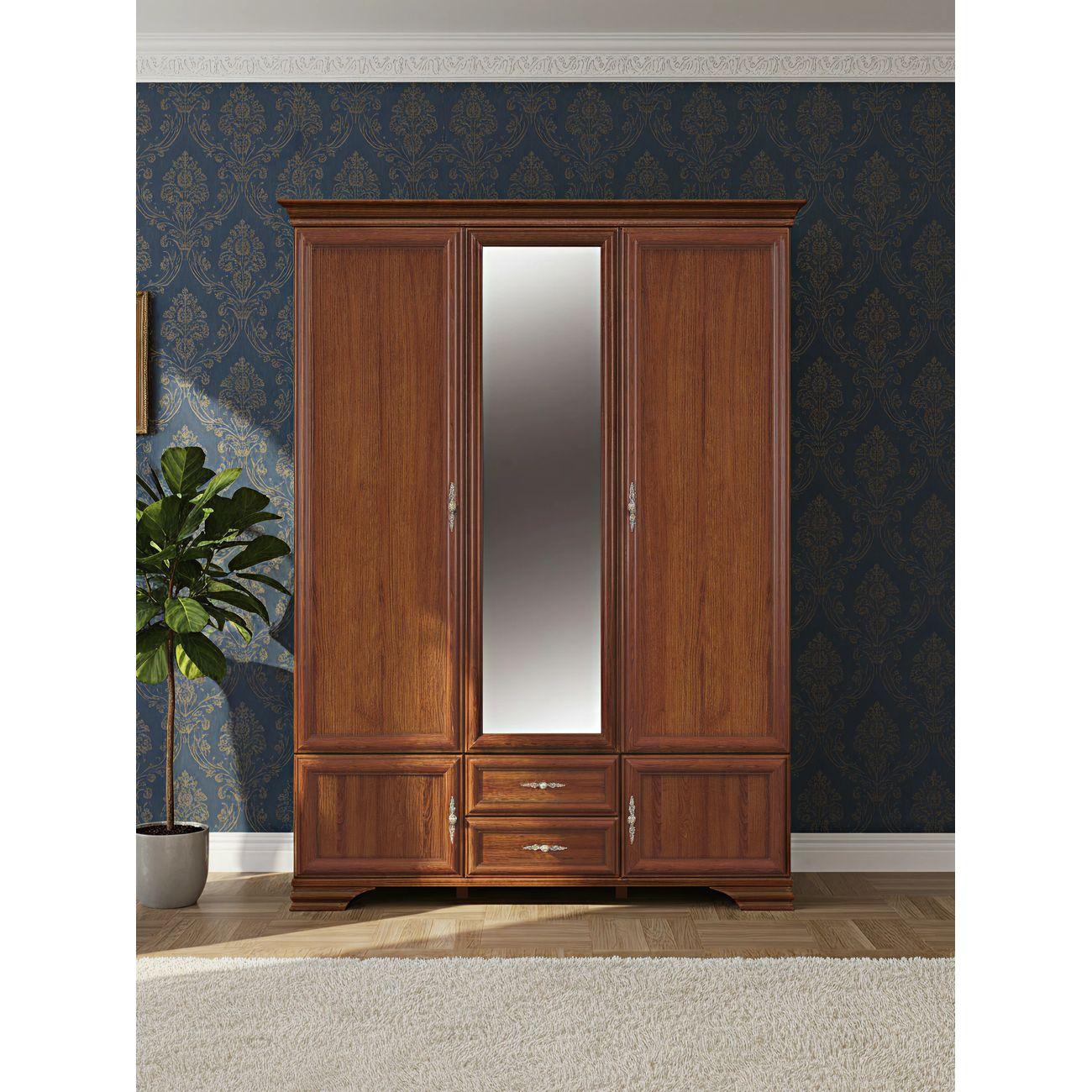 Шкаф Black Red White KENTAKI S320-SZF5D2S каштан