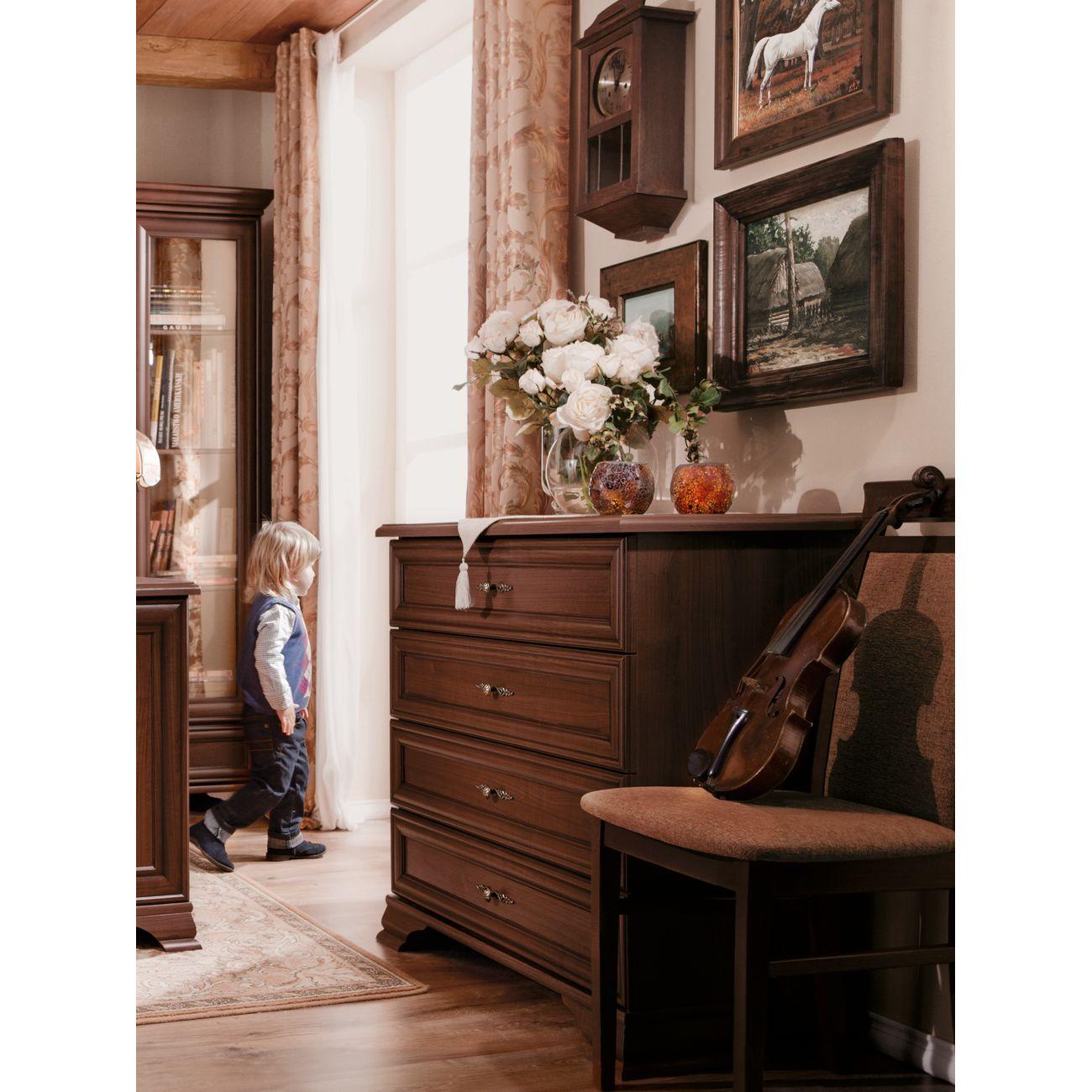 Комод Black Red White KENTAKI комод S320-KOM4S каштан