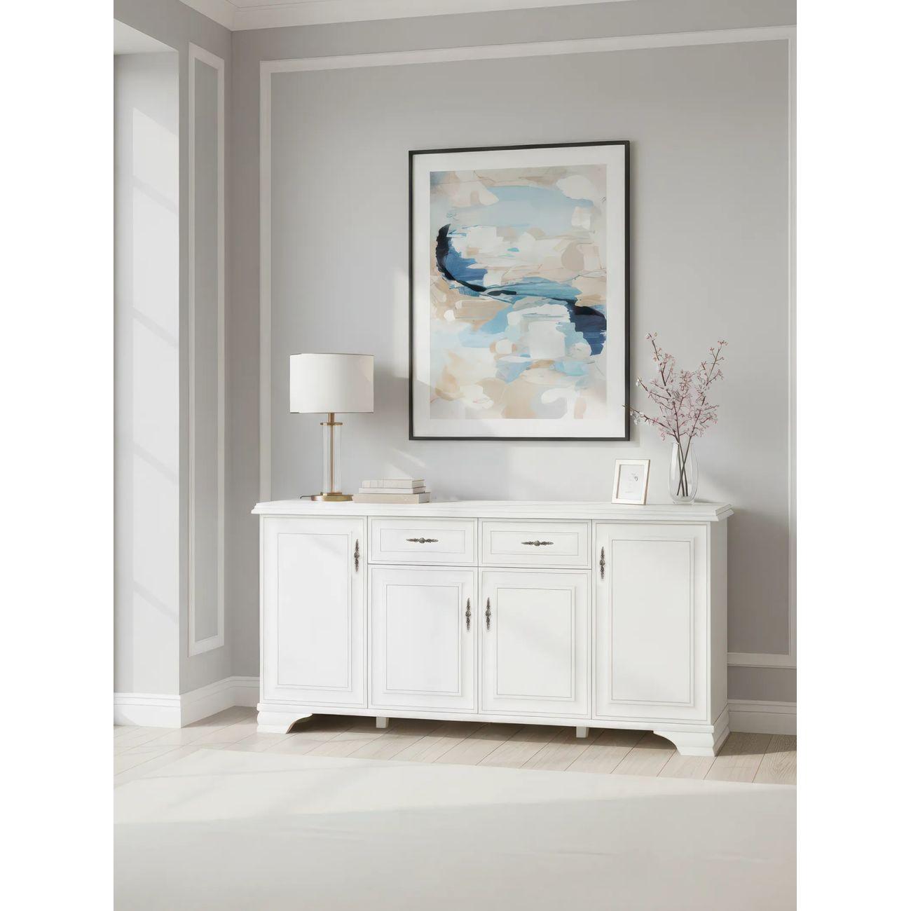 Тумба Black Red White KENTAKI S320-KOM4D2S белый