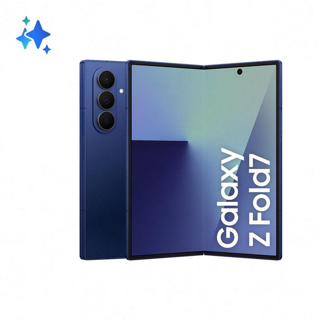 Смартфон SAMSUNG Galaxy Fold7 5G 12/256GB cиний фото