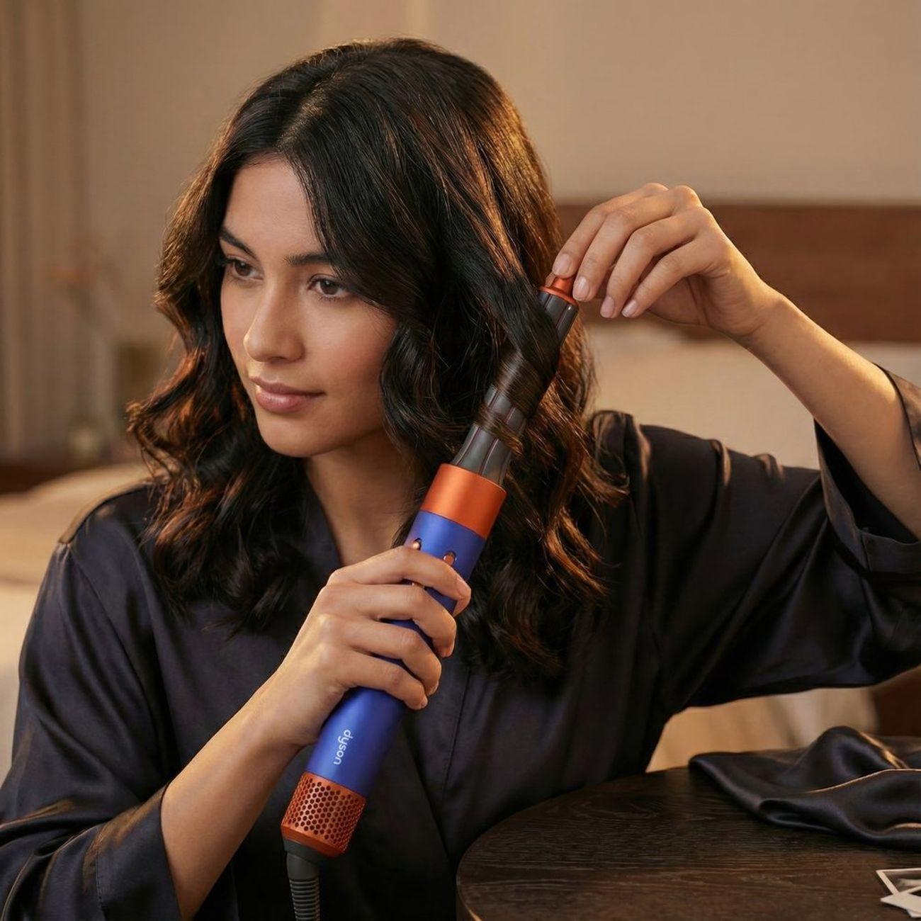 Стайлер Dyson Airwrap HS08 синий/оранжевый (533818-01)