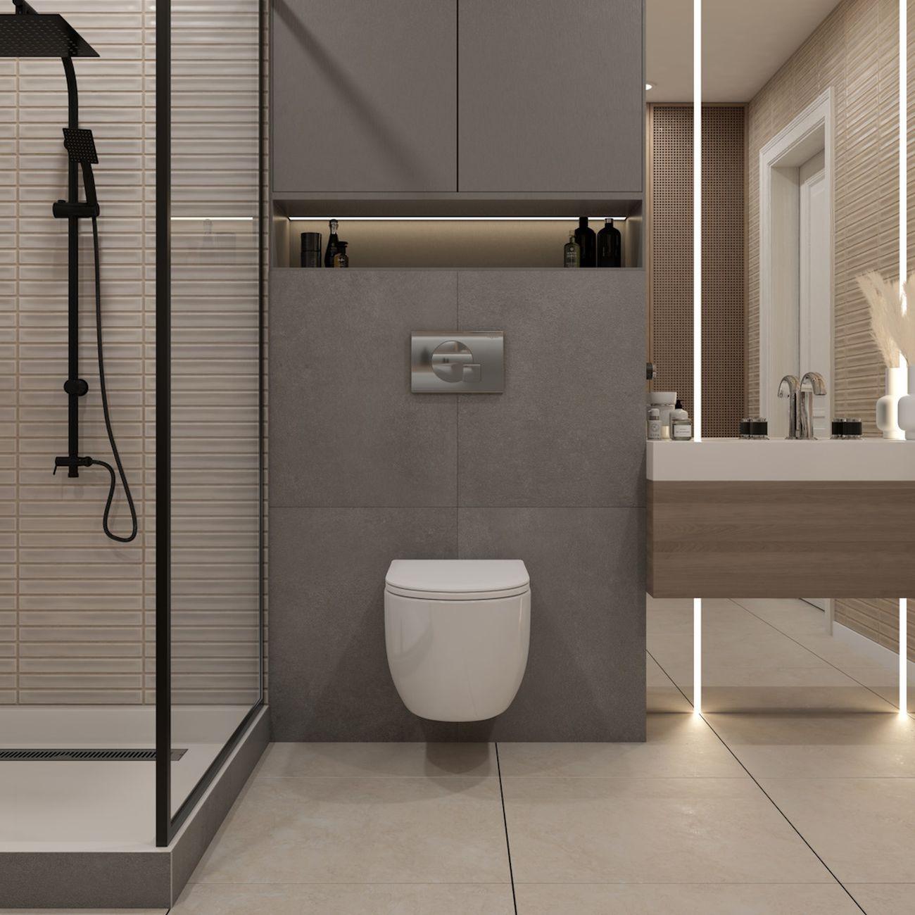 Комплекты для монтажа унитаза Teymi Lori Media Vortex кнопка хром F17407