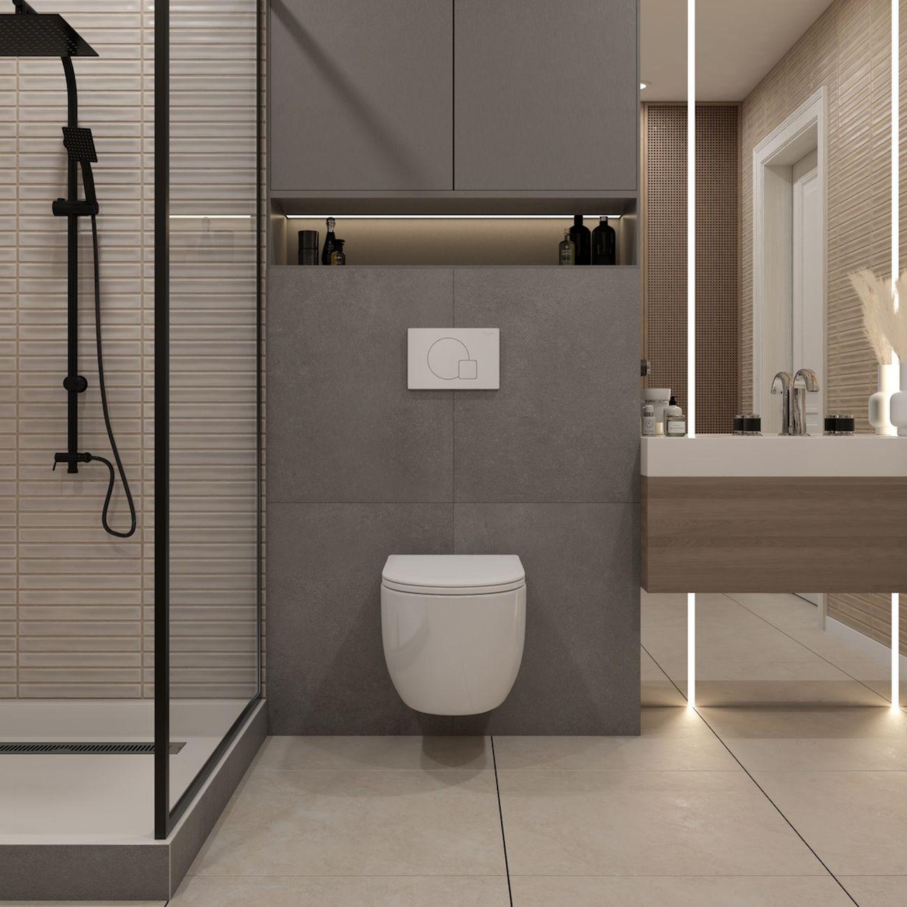 Комплекты для монтажа унитаза Teymi Lori Media Vortex кнопка белая F17409