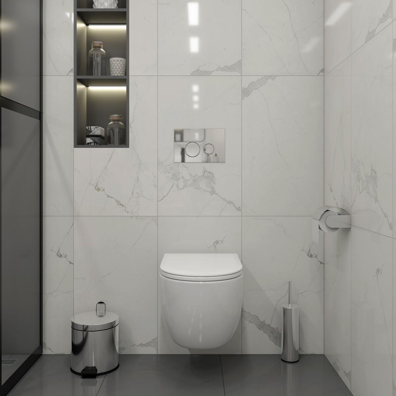 Комплекты для монтажа унитаза Teymi Lori Media Vortex кнопка хром F17418