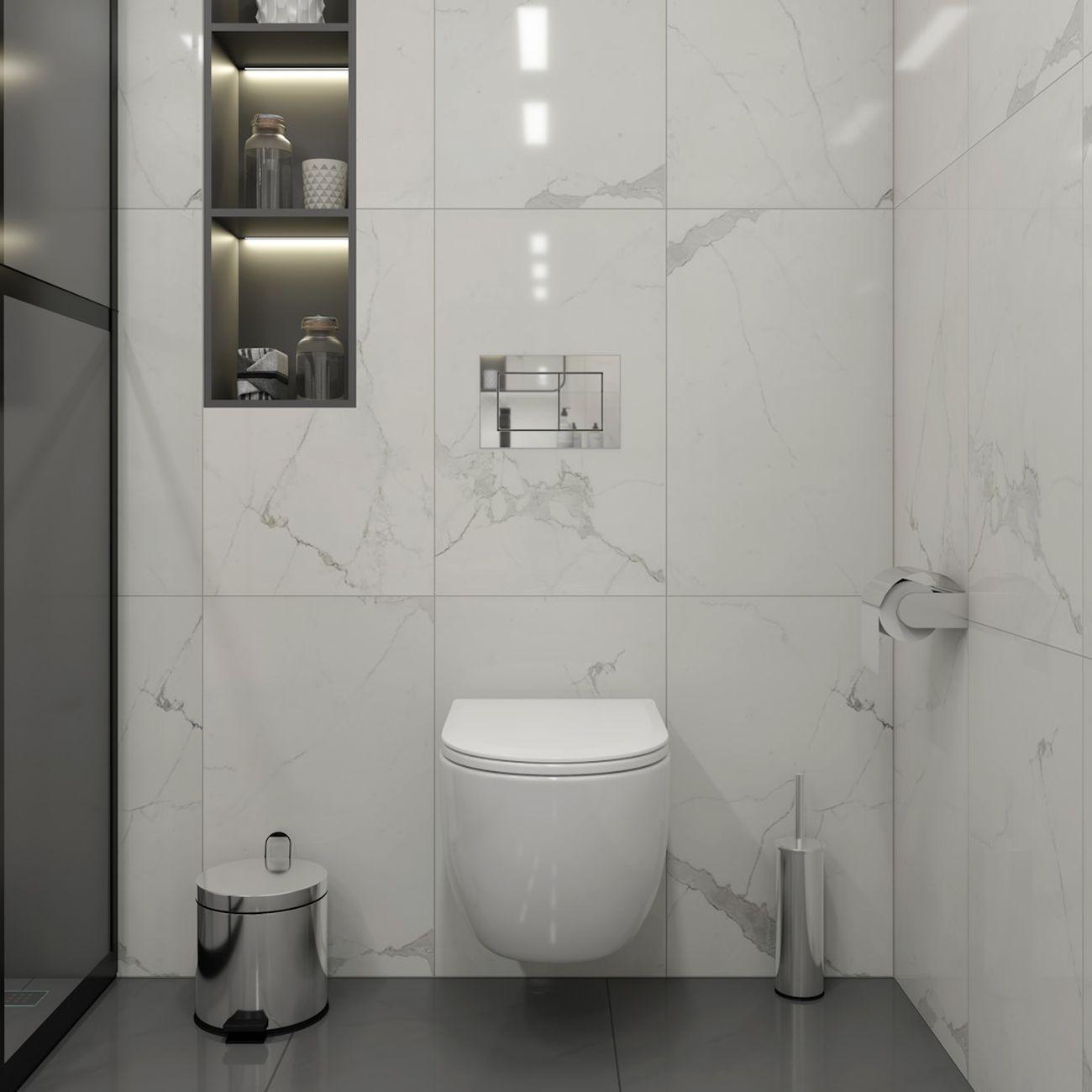 Комплекты для монтажа унитаза Teymi Lori Media Vortex кнопка хром F17424