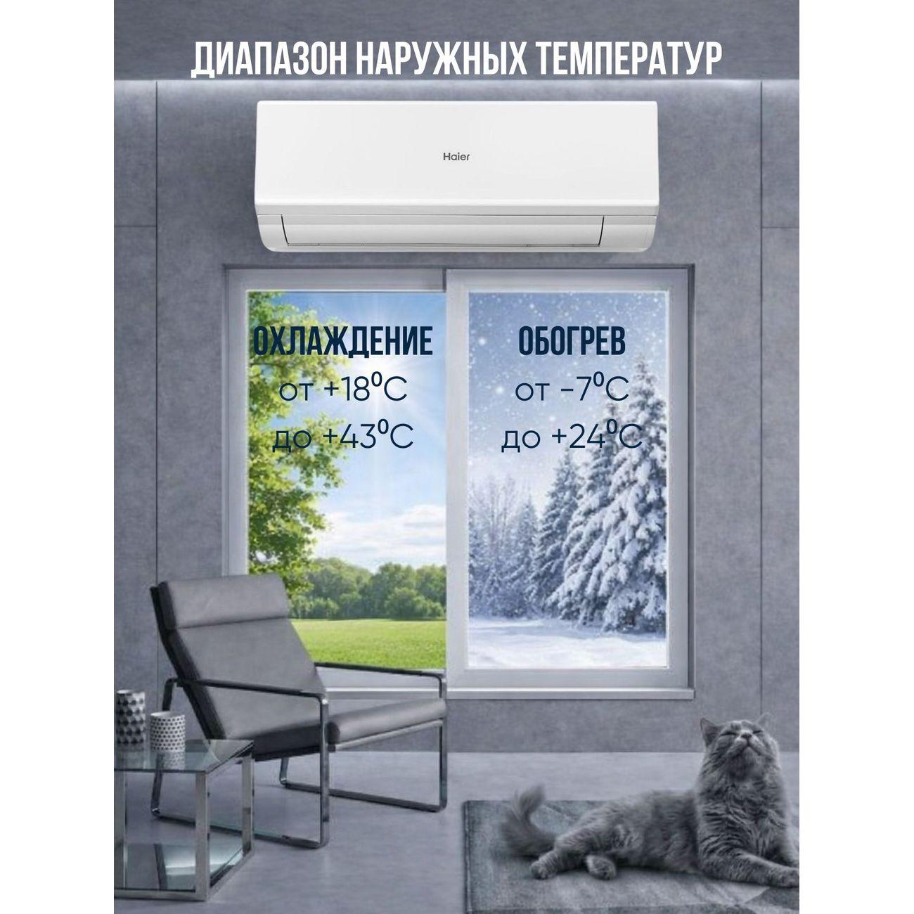 Сплит-система Haier QUANTUM ON/OFF HSU-09HQJ103/R3-W Wi-Fi