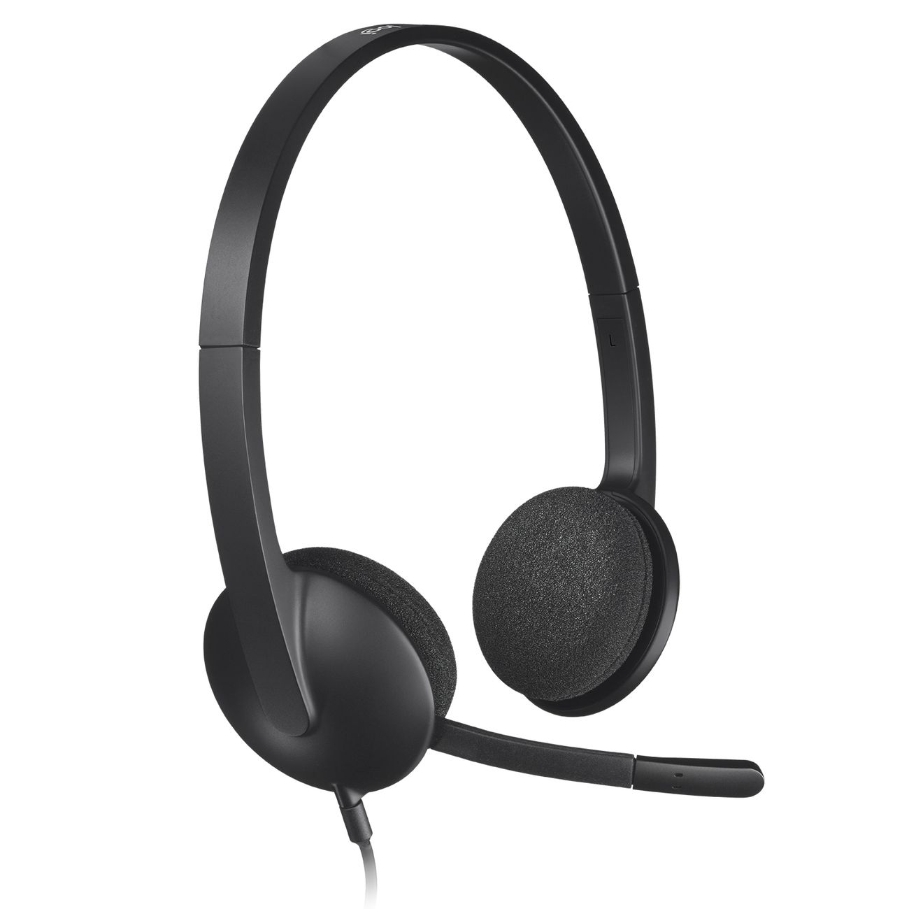Компьютерная гарнитура Logitech H340 черный (981-000475)
