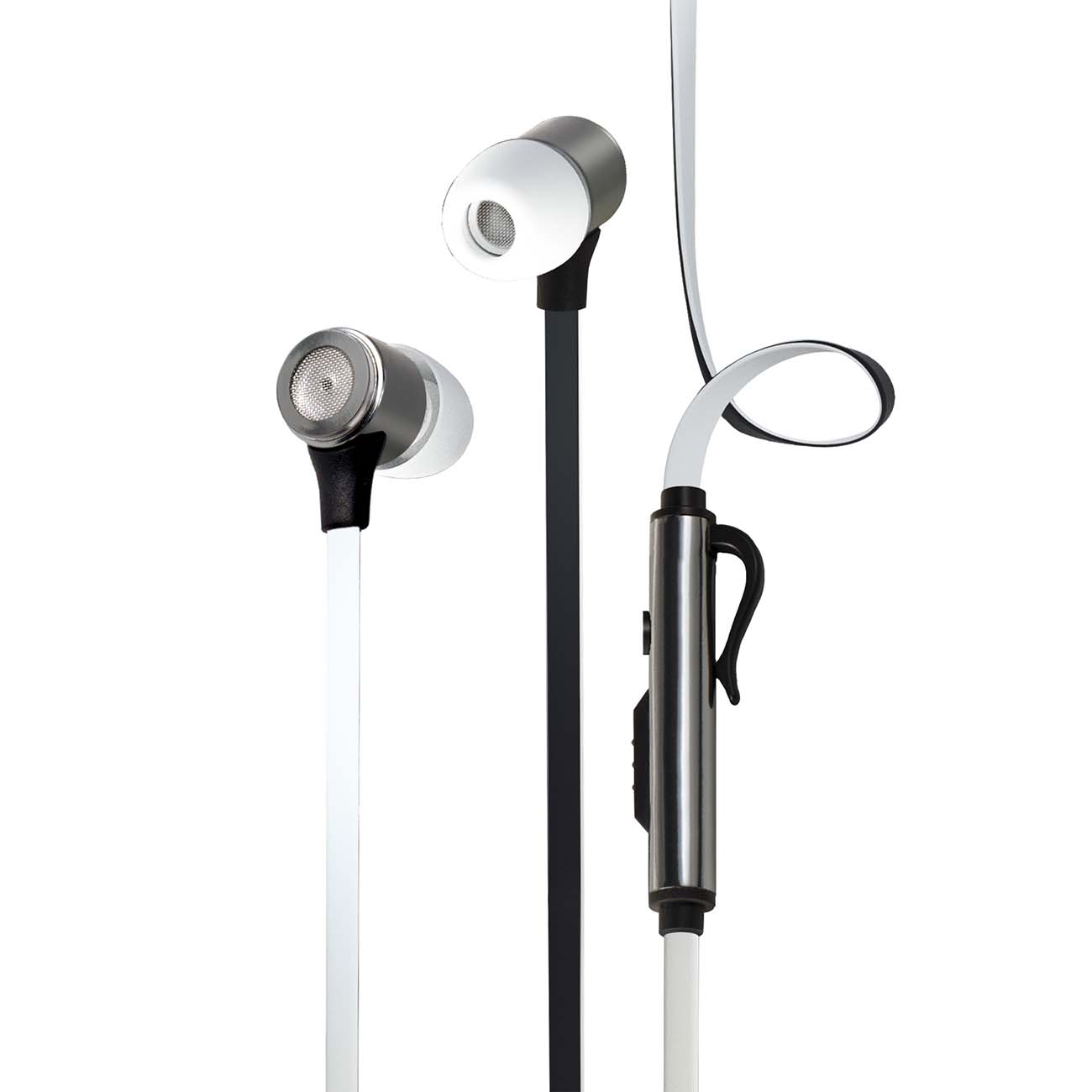 Наушники внутриканальные InterStep BWhite Metal White/черный