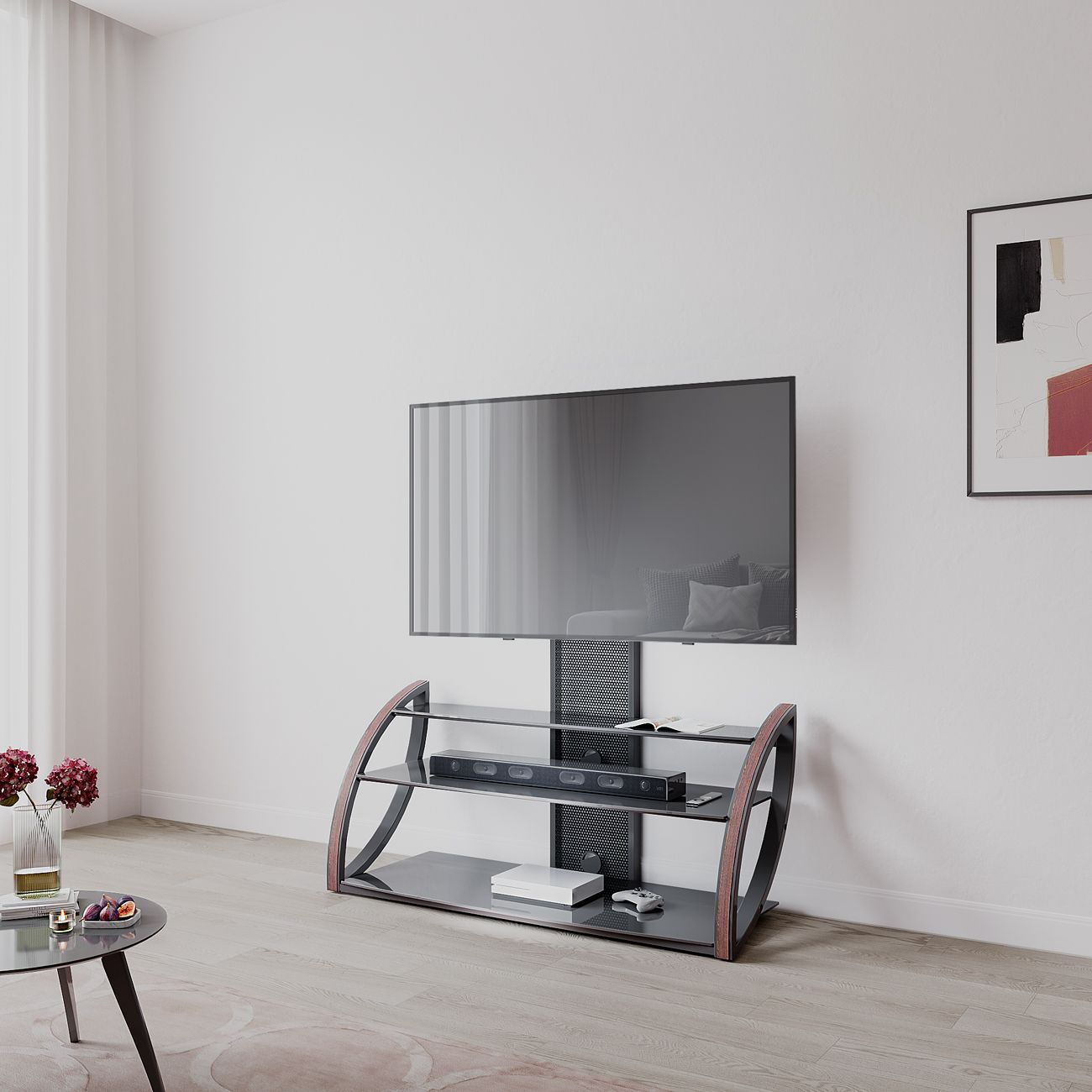 Подставка для ТВ с кронштейном Mart Каскад (1164541)