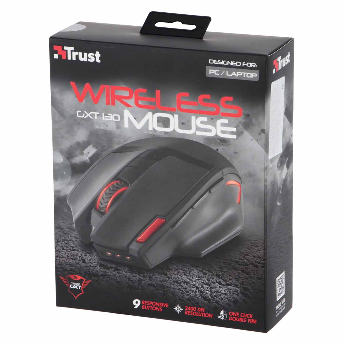 Игровая мышь Trust GXT 130 Wireless (20687)