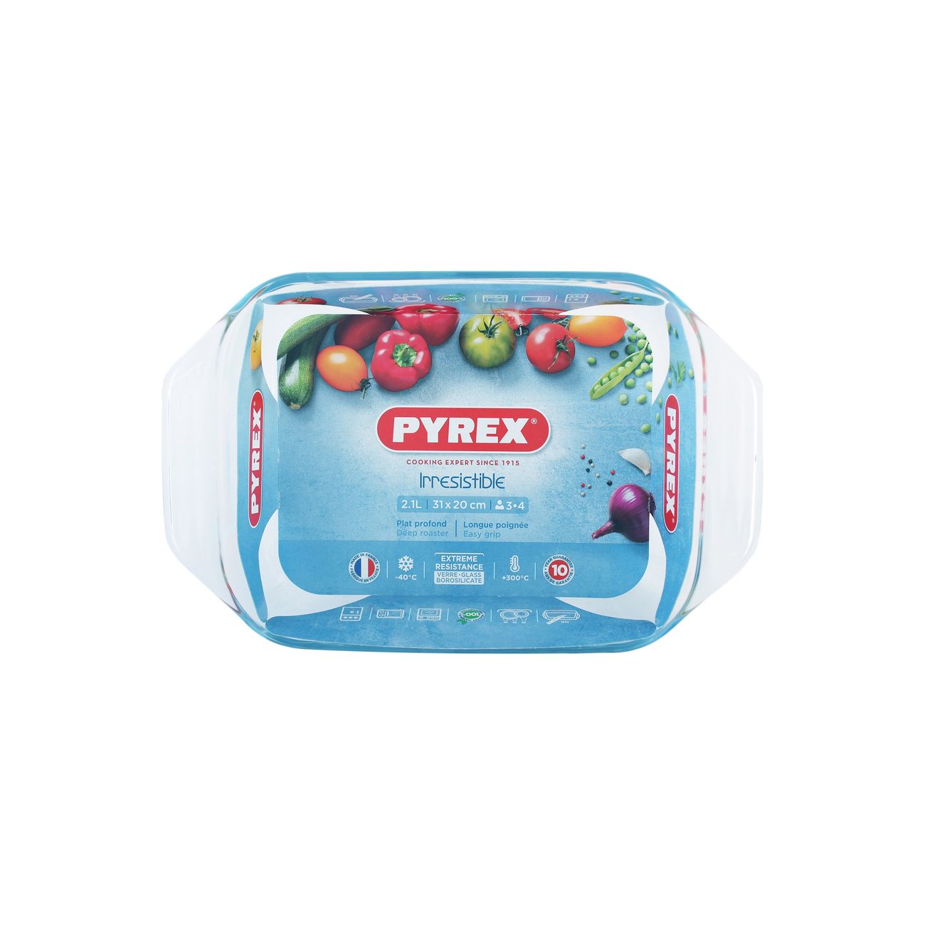 Форма для выпекания (стекло) Pyrex Irresistible 31х20см (407B000/7046)