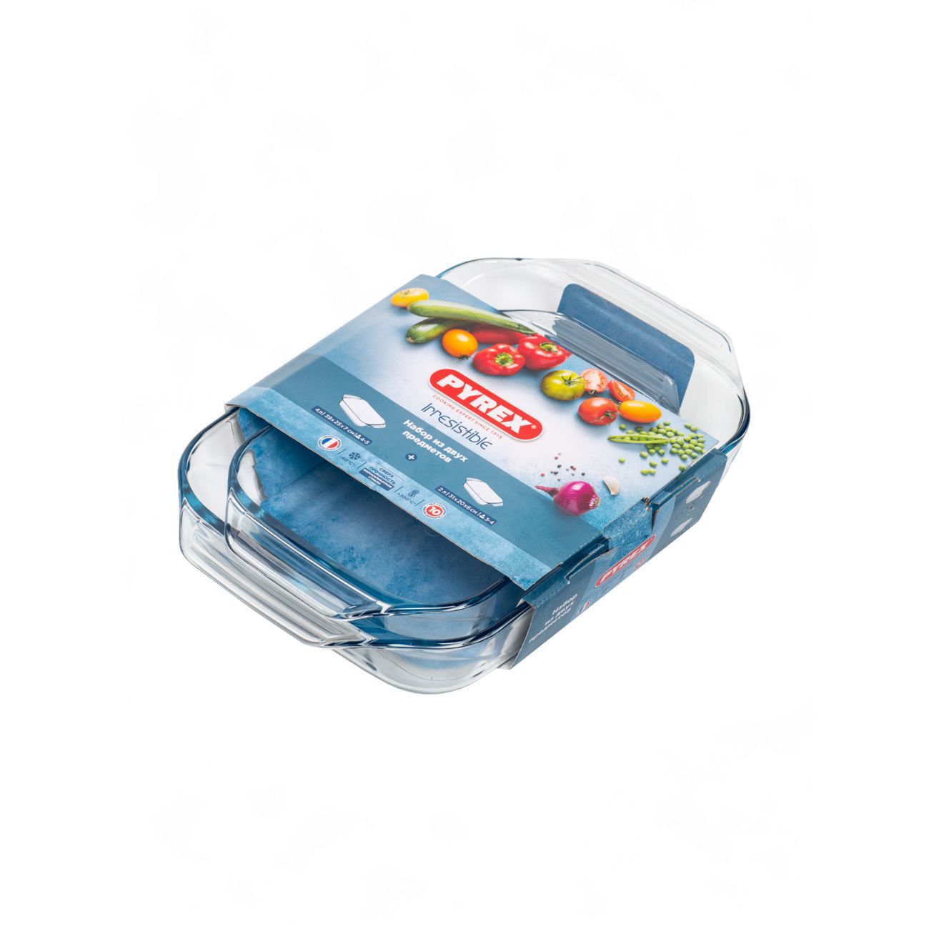 Форма для выпекания (стекло) Pyrex Набор Irresistible блюда прямоугольные 31х20см+39
