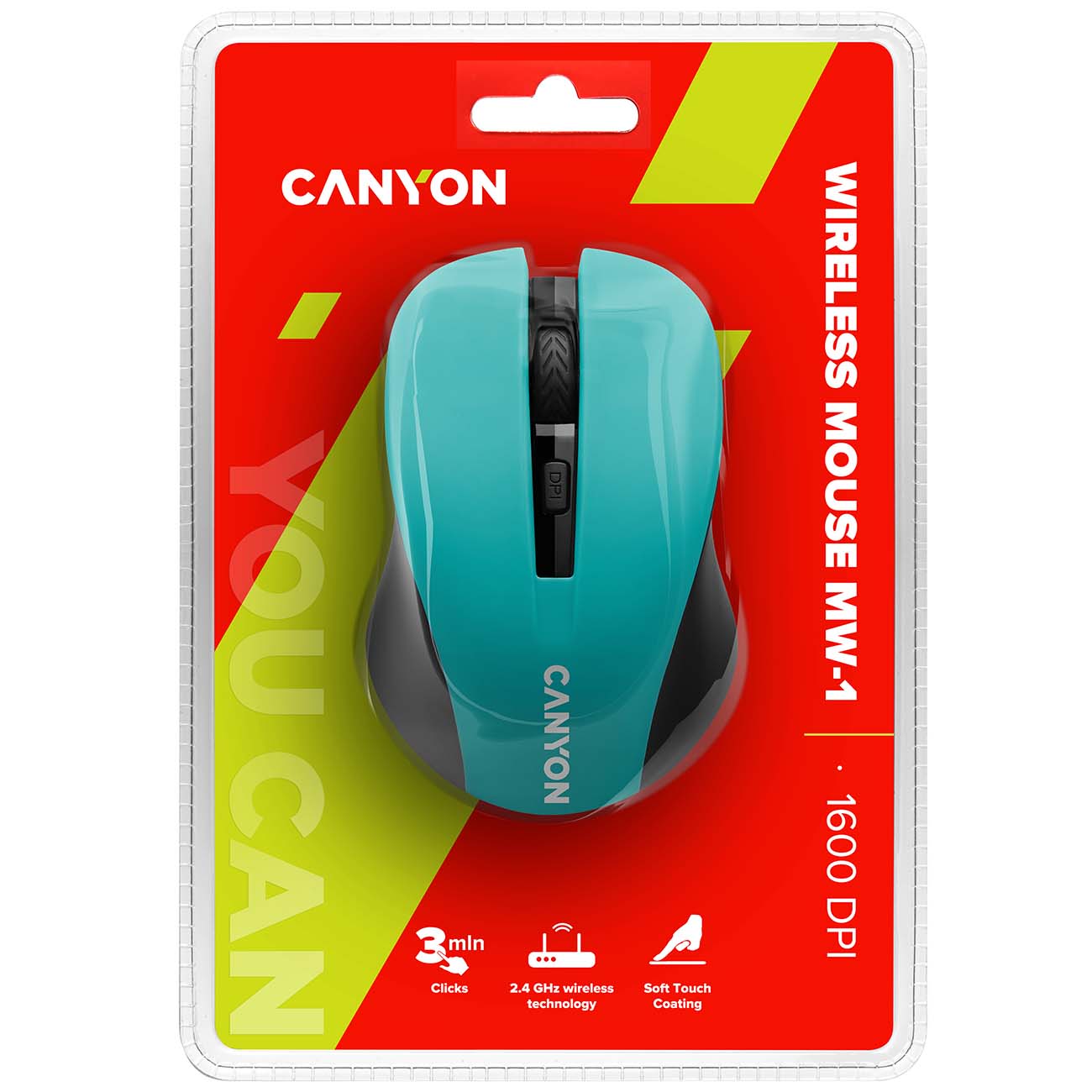 Мышь беспроводная Canyon CNE-CMSW1GR