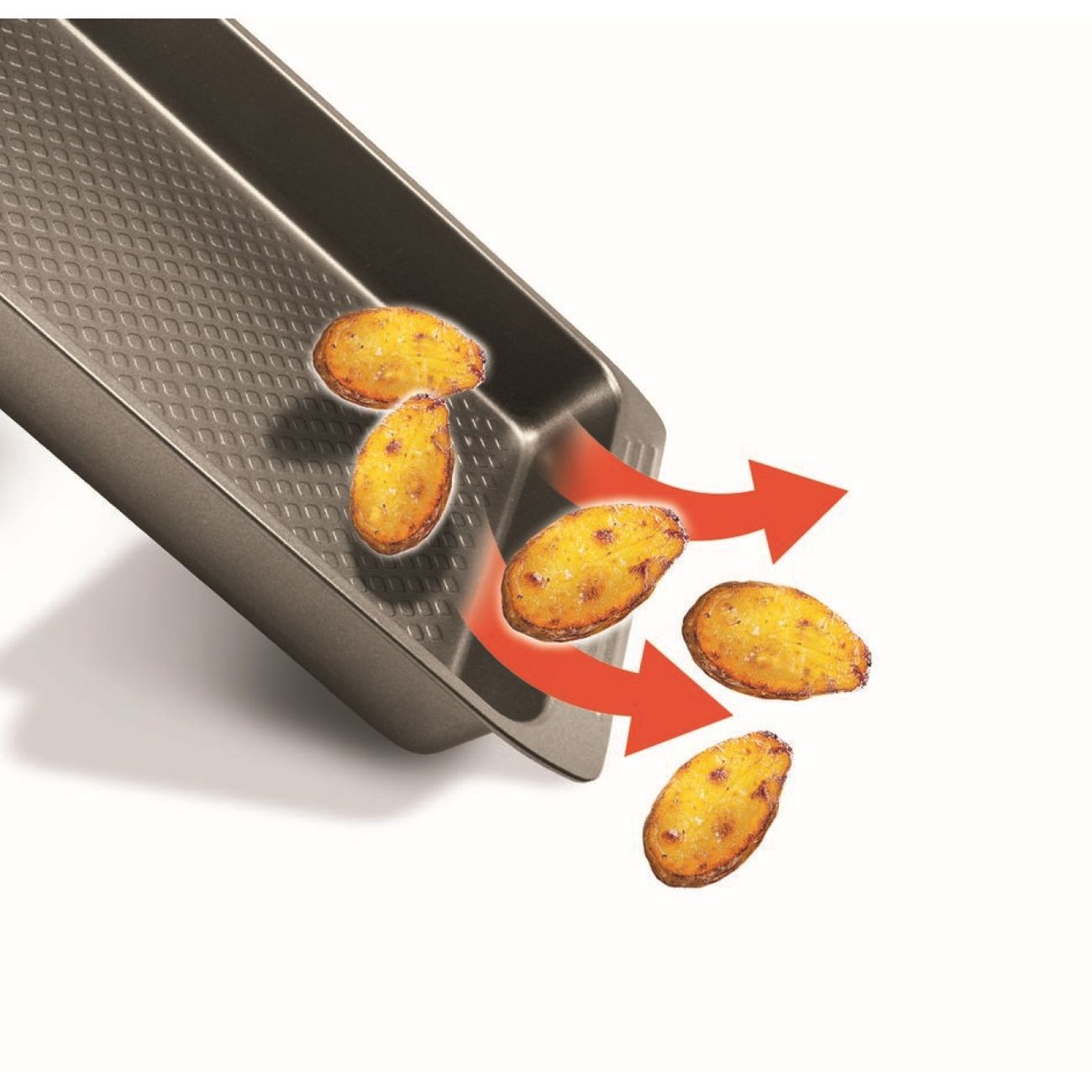 Форма для выпекания (металл) Tefal Easy Grip 26,5х36см (J1627114)