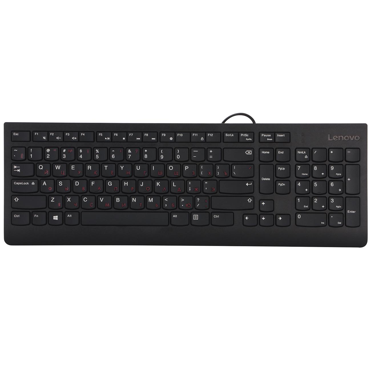 Клавиатура проводная Lenovo 300 USB (GX30M39684)